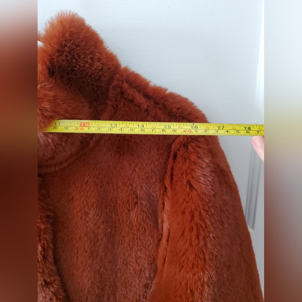Velvet Mina Lux Faux Fur Reversible Coat - Picture 8 of 9